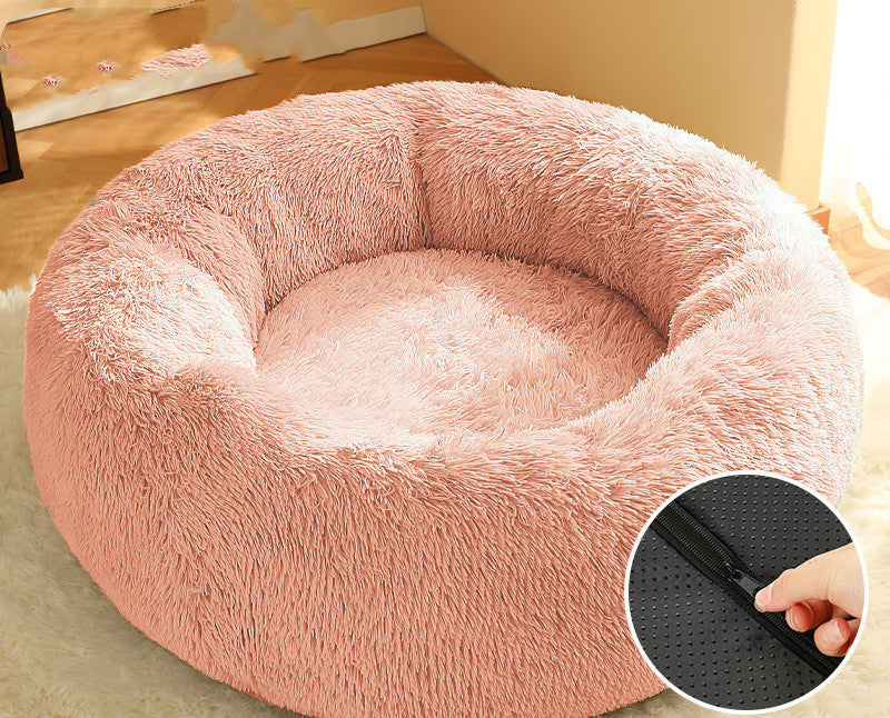 Cuccia Ciambella Coccolosa per Cani e Gatti