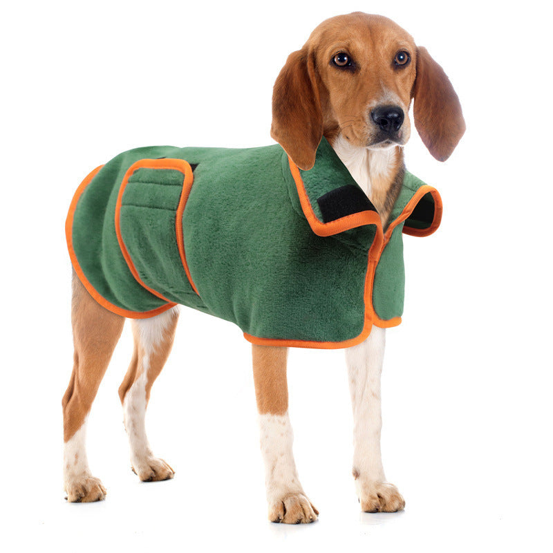 Accappatoio Microfibra Assorbente per Cani e Gatti