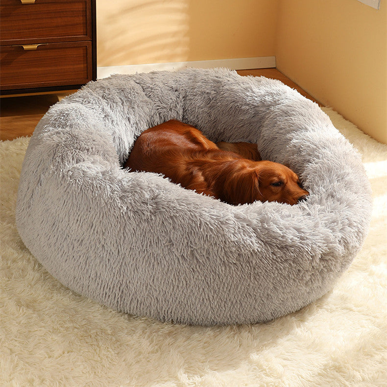 Cuccia Ciambella Coccolosa per Cani e Gatti
