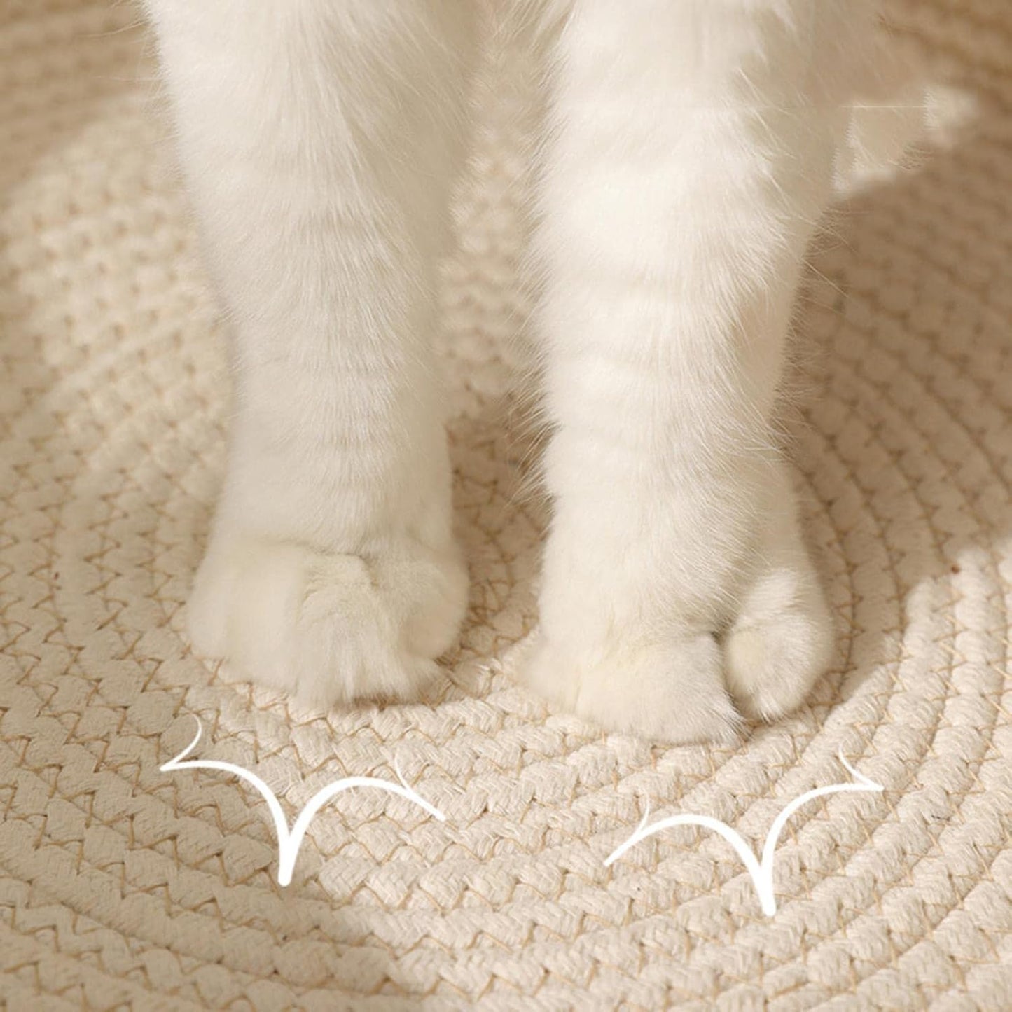 Cuccia Gatto in Corda di Cotone e Lino