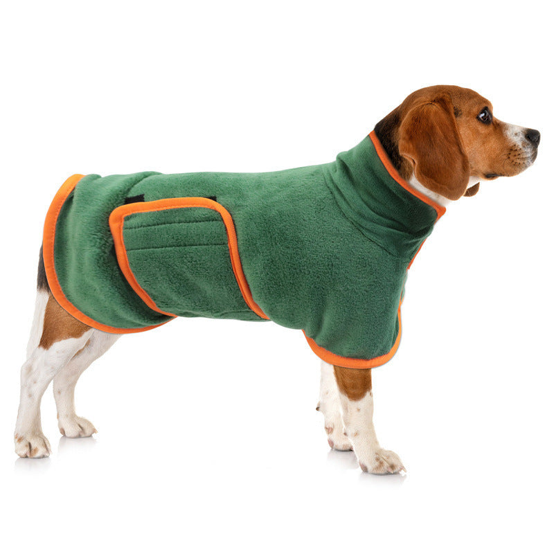 Accappatoio Microfibra Assorbente per Cani e Gatti