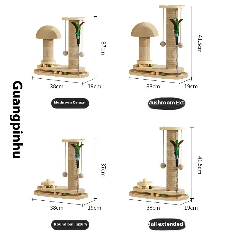 Tiragraffi Girevole in Legno