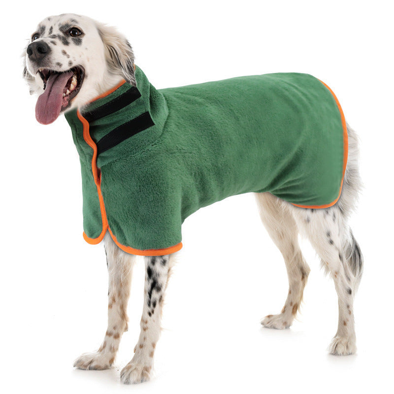 Accappatoio Microfibra Assorbente per Cani e Gatti