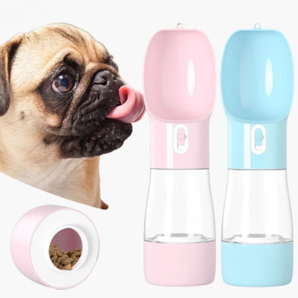 Borraccia per Cani con Contenitore per Alimenti