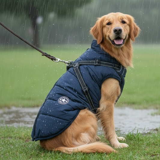 Gilet impermeabile per cani